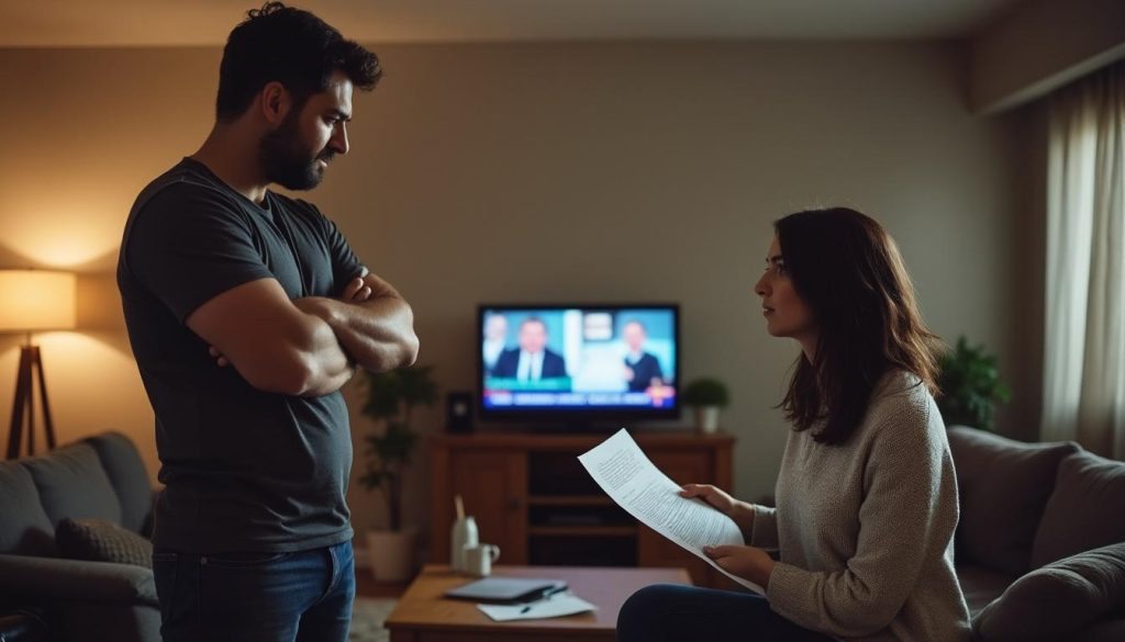 Séparation d'un couple
