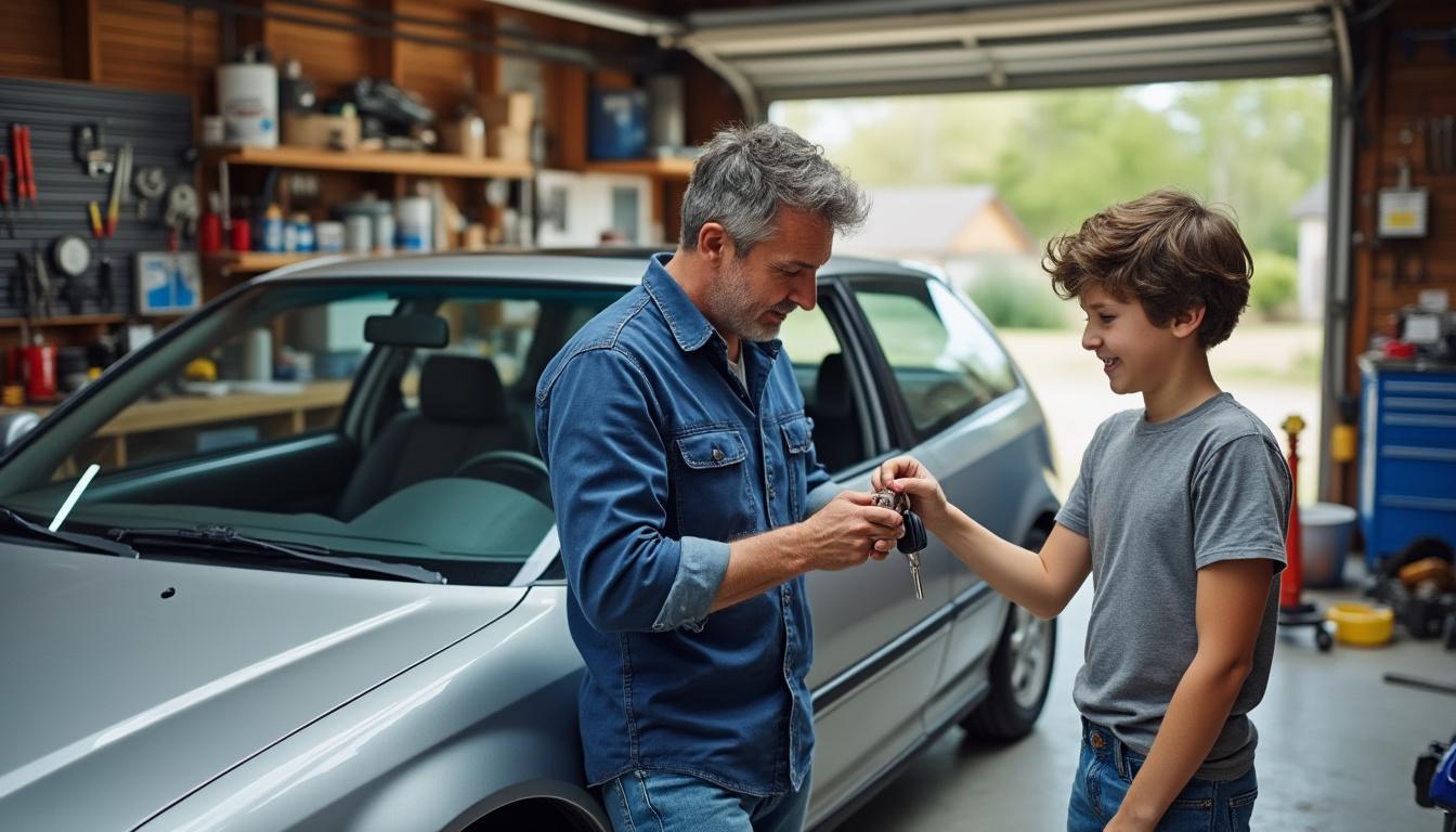 découvrez comment transférer facilement la propriété de votre voiture à votre fils avec notre guide simple et complet.